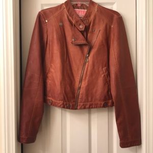 Women’s faux leather jacket